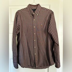 Ralph Lauren Plaid Long Sleeve Polo Button-Down